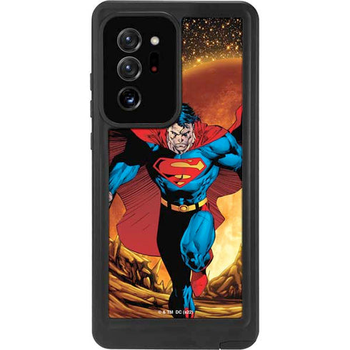 DC Comics Superman Action Pose Art By Jim Lee Galaxy Note20 Ultra 5G Waterproof Case